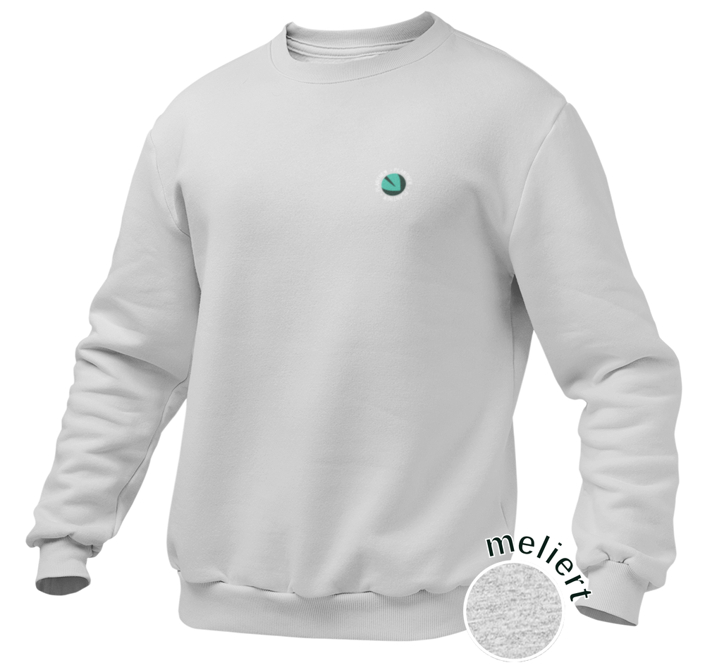 Plantnew Logo Single mit Rundschrift - Herren Sweatshirt