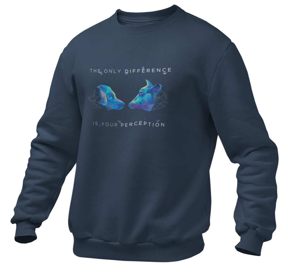 the only Difference is your Perception  - Herren Sweatshirt