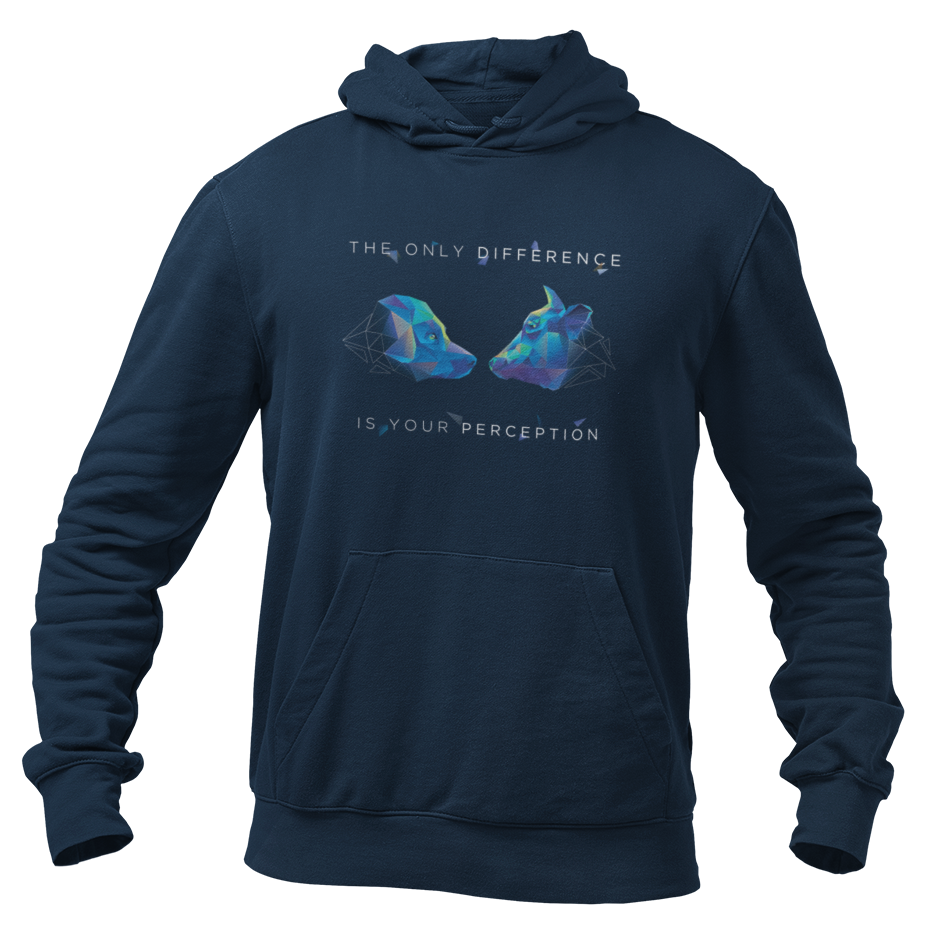 the only Difference is your Perception  - Herren Hoodie
