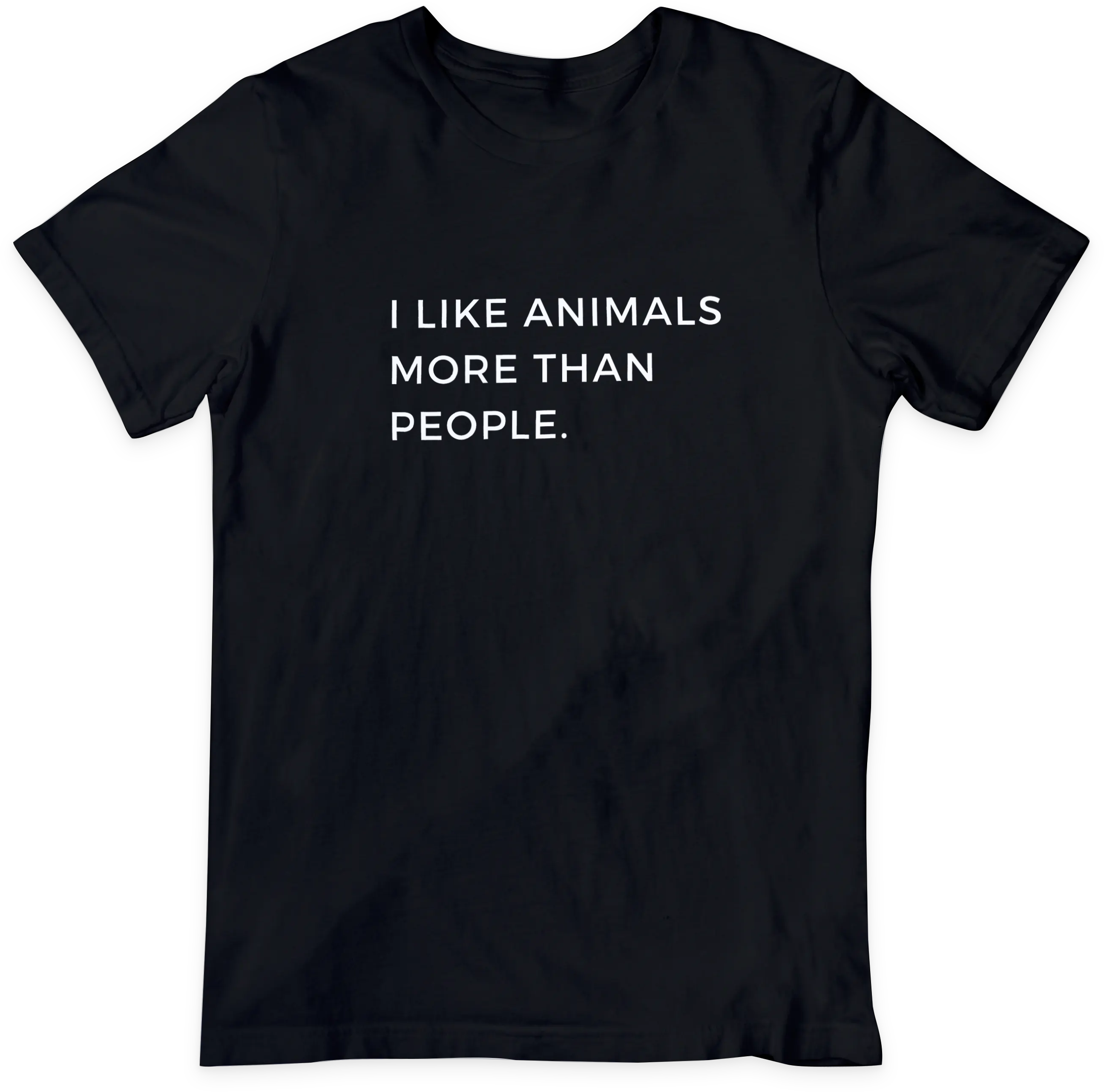 i like animals more than people - Damen T-Shirt
