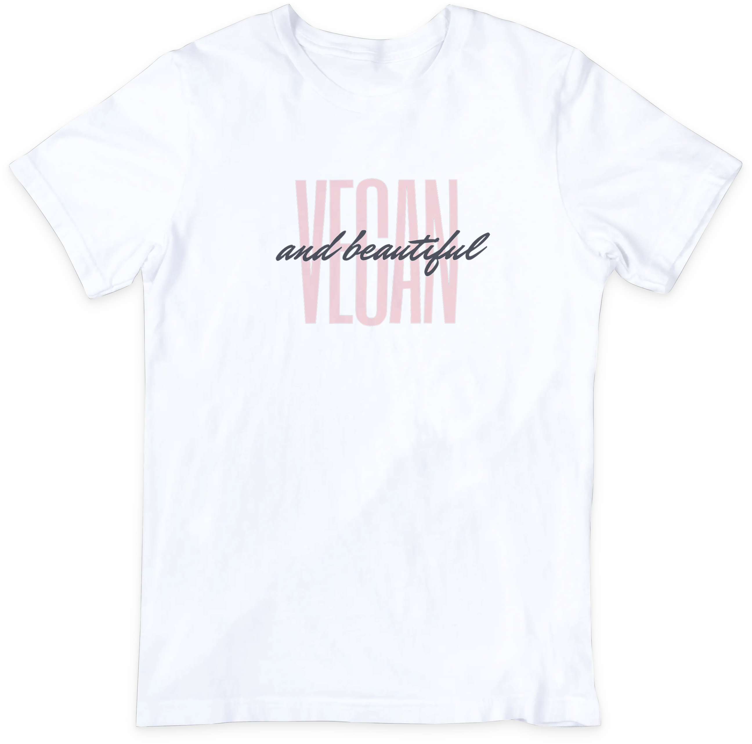 Vegan and beautiful - Damen T-Shirt