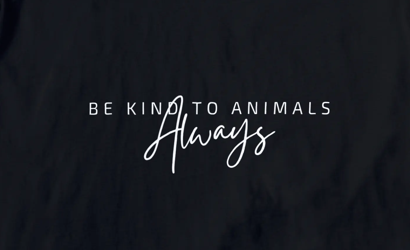 be kind to animals always - Damen T-Shirt Slim Fit