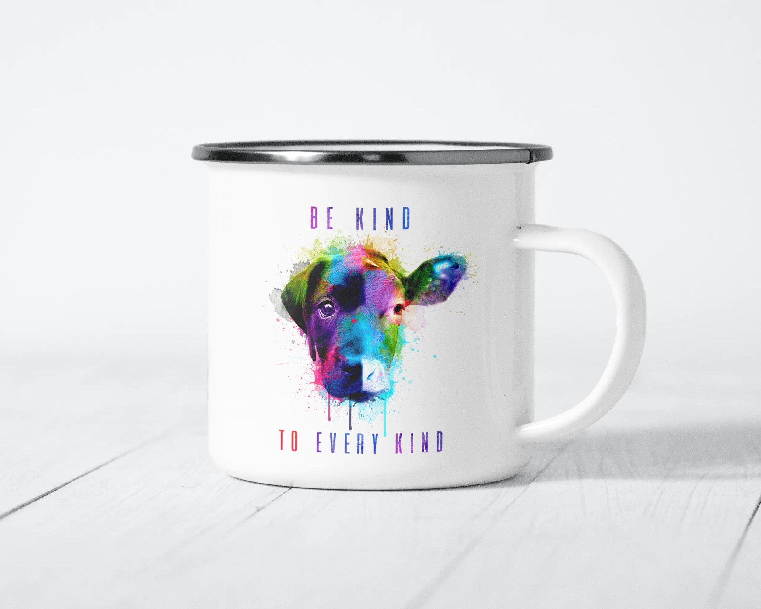 be kind to every kind - Accessoires - Emaille Tasse