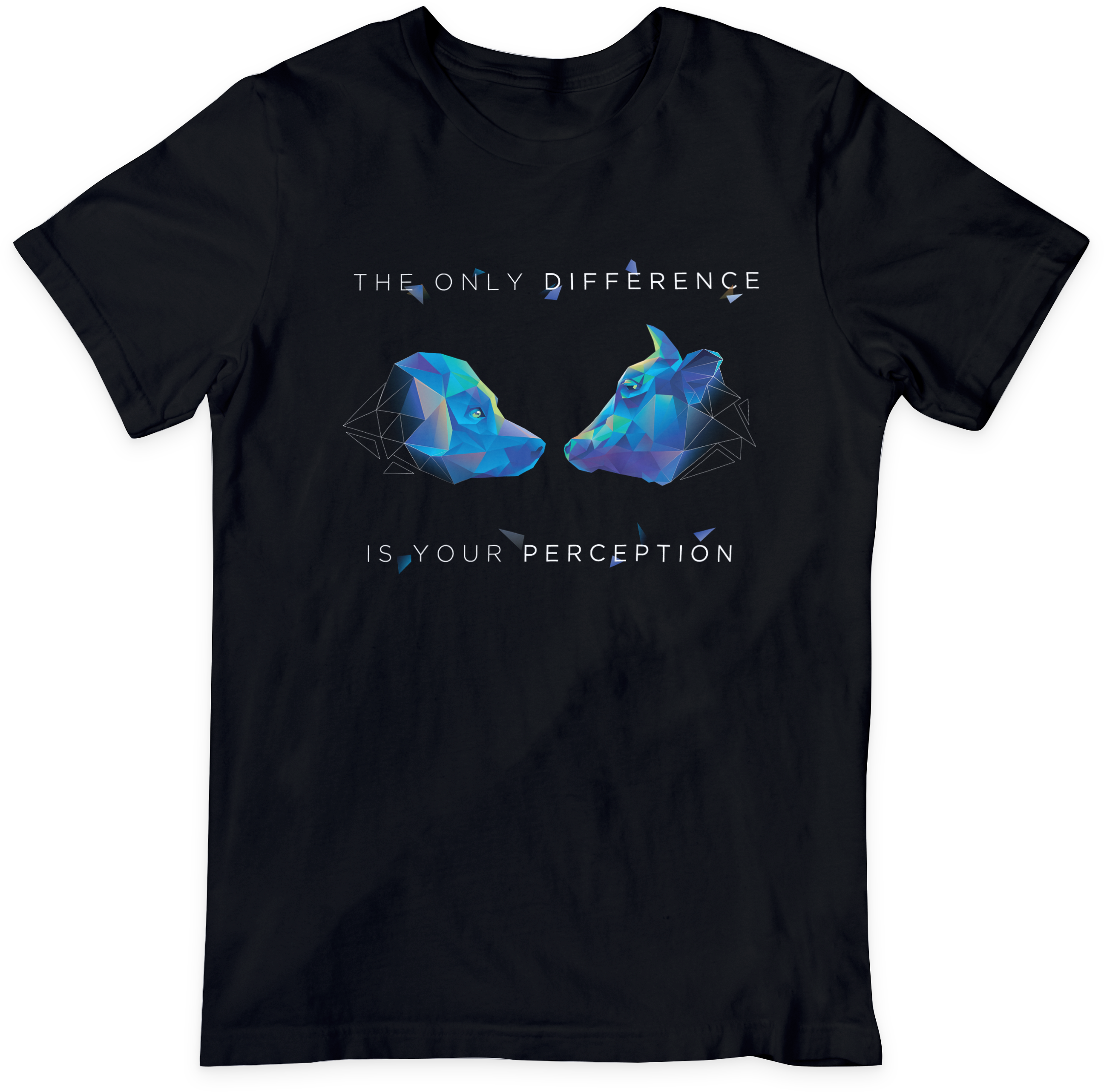the only Difference is your Perception - Damen T-Shirt