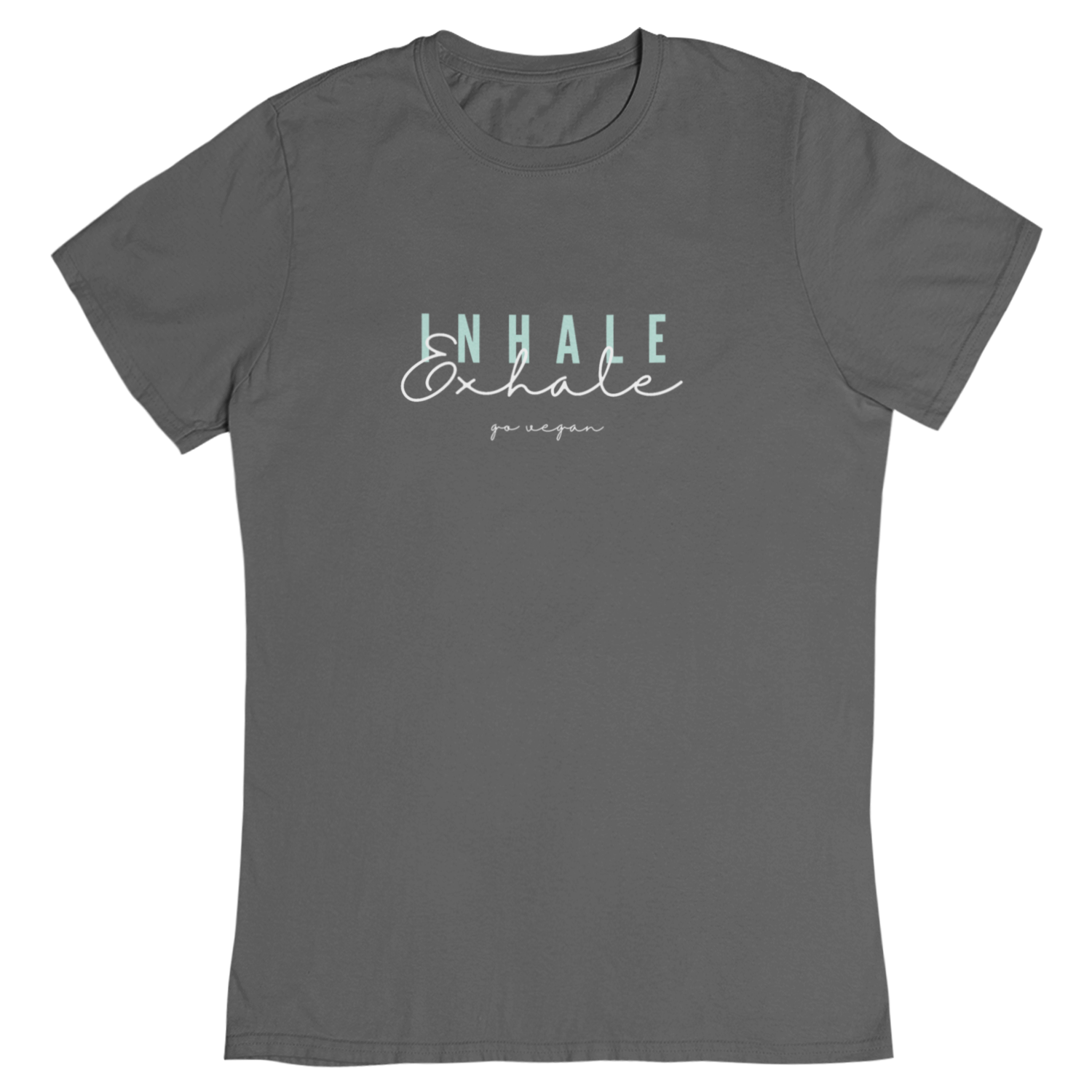 inhale exhale go vegan - Damen T-Shirt