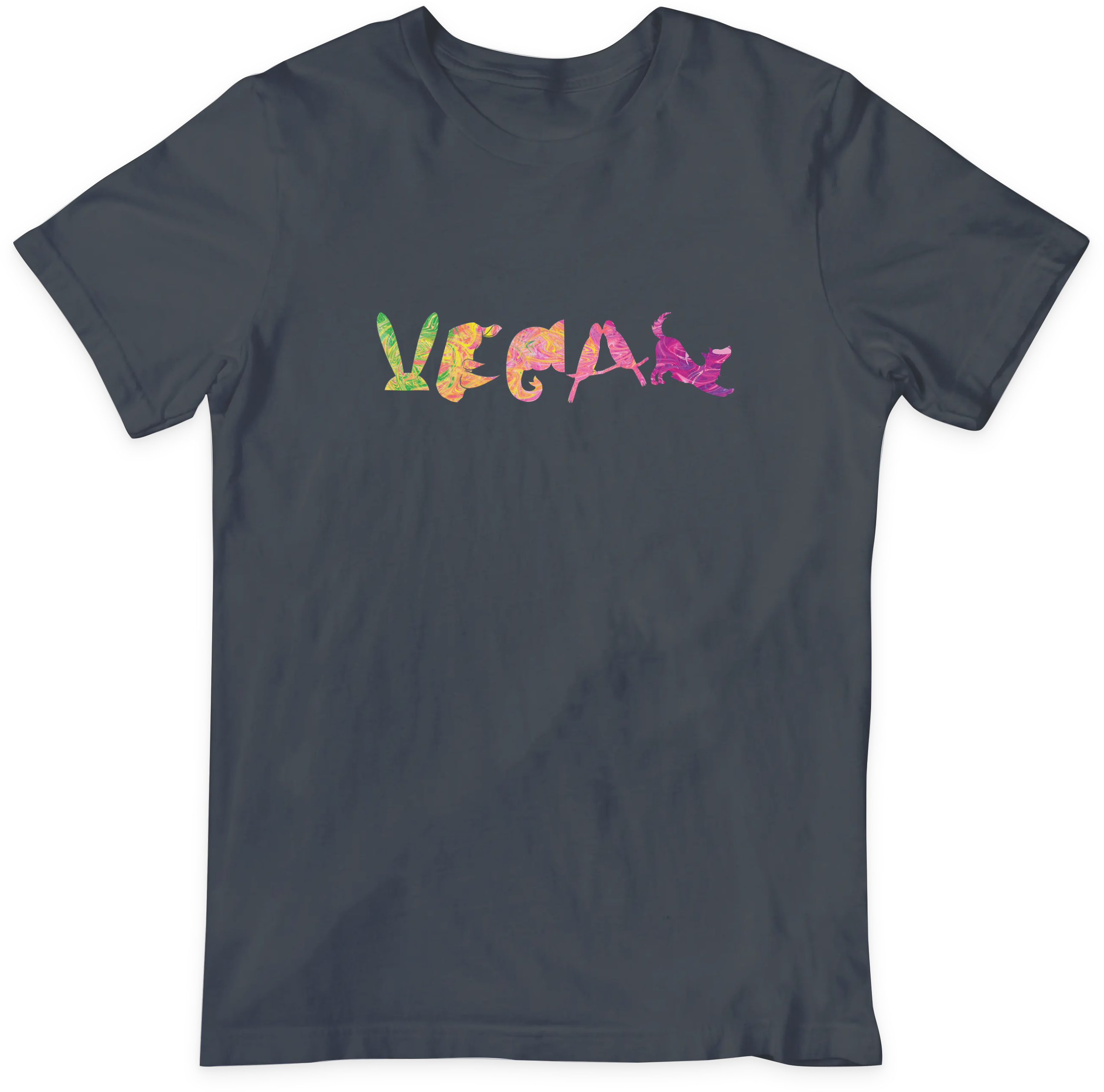 Vegan Animal Schrift - Damen T-Shirt
